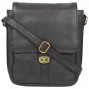 Genuine Leather Sling Bag NDSB102-BK